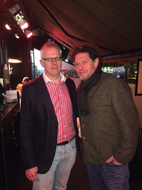 David Smyth with Marco Pierre White