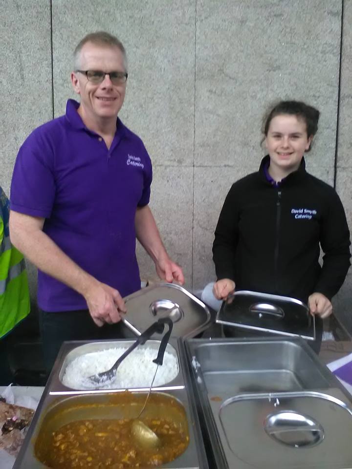 Feeding the homeless in Dublin
