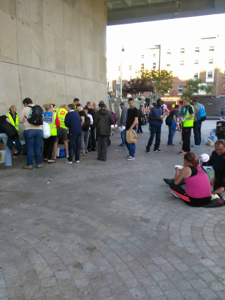 Helping to Feed The Homeless In Dublin